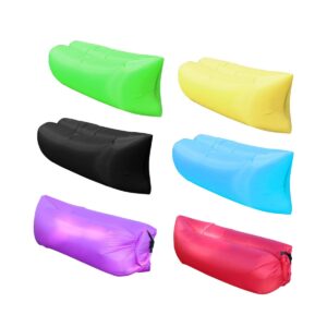 Fast Inflatable Lazy Lounge Air Sofa Bed Camping Beach Hangout Sleeping Bag - Green – Auz Sales Online Fast Inflatable Lazy Lounge Air Sofa Bed Camping Beach Hangout Sleeping Bag - Green - Image 2