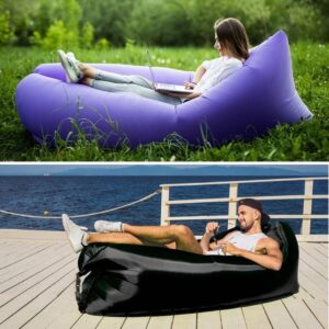 Fast Inflatable Lazy Lounge Air Sofa Bed Camping Beach Hangout Sleeping Bag - Green – Auz Sales Online Fast Inflatable Lazy Lounge Air Sofa Bed Camping Beach Hangout Sleeping Bag - Green - Image 5