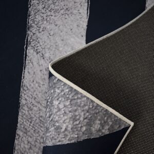 200X300Cm Large Floor Blue Chevron Stripes Rug – Modern Area Carpet For Bedroom &Amp; Lounge - Image 6