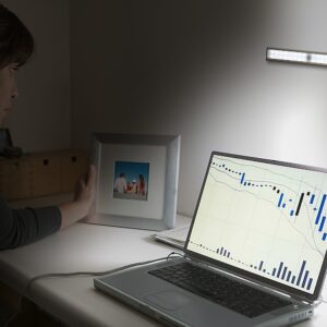 2 X 46 Led Stick-On Wireless Under Cabinet Light Rechargeable Motion Sensor Closet Lamp - Image 3