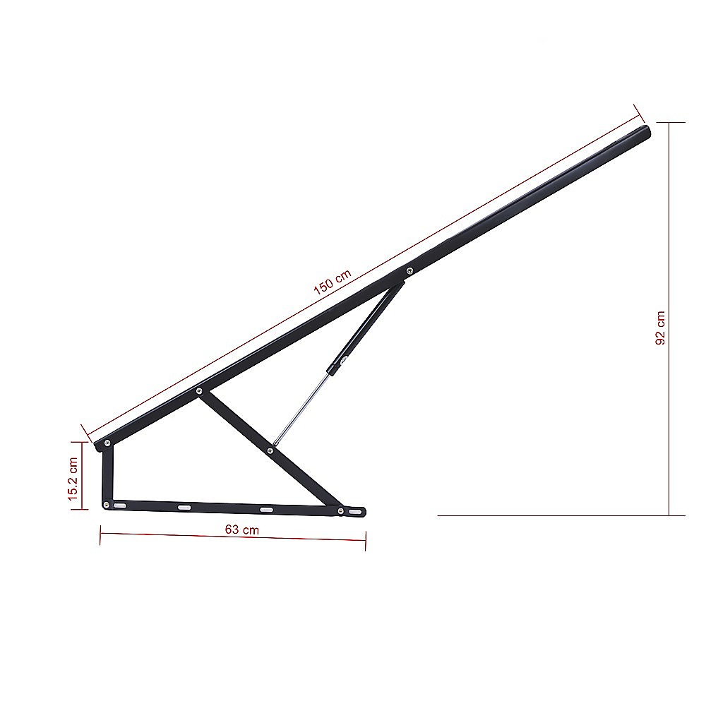 150Cm Pneumatic Sofa Bed Lift Up Mechanism Kit – Auz Sales Online 150Cm Pneumatic Sofa Bed Lift Up Mechanism Kit - Image 6