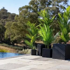 Modern Black Terrazzo Square Planters (Set Of 4) Bulk Set Savings – Auz Sales Online Modern Black Terrazzo Square Planters (Set Of 4) Bulk Set Savings - Image 3