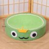 Cute Green Fabric Frog Cat Scratching Post And Lounger - 41Cm Cat Scratch Proof Basin Product Image Auz Sales Online