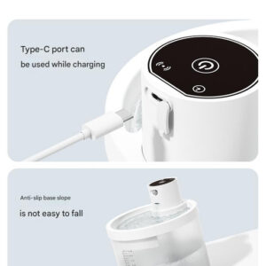 Orange Wireless Automatic Pet Water Fountain - 2.2L Motion Sensor Dispenser - Image 8