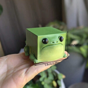 Adorable Ugly-Cute Frog Resin Figurine – 2-Pack Set For Desk, Home &Amp; Office Decor - Image 5