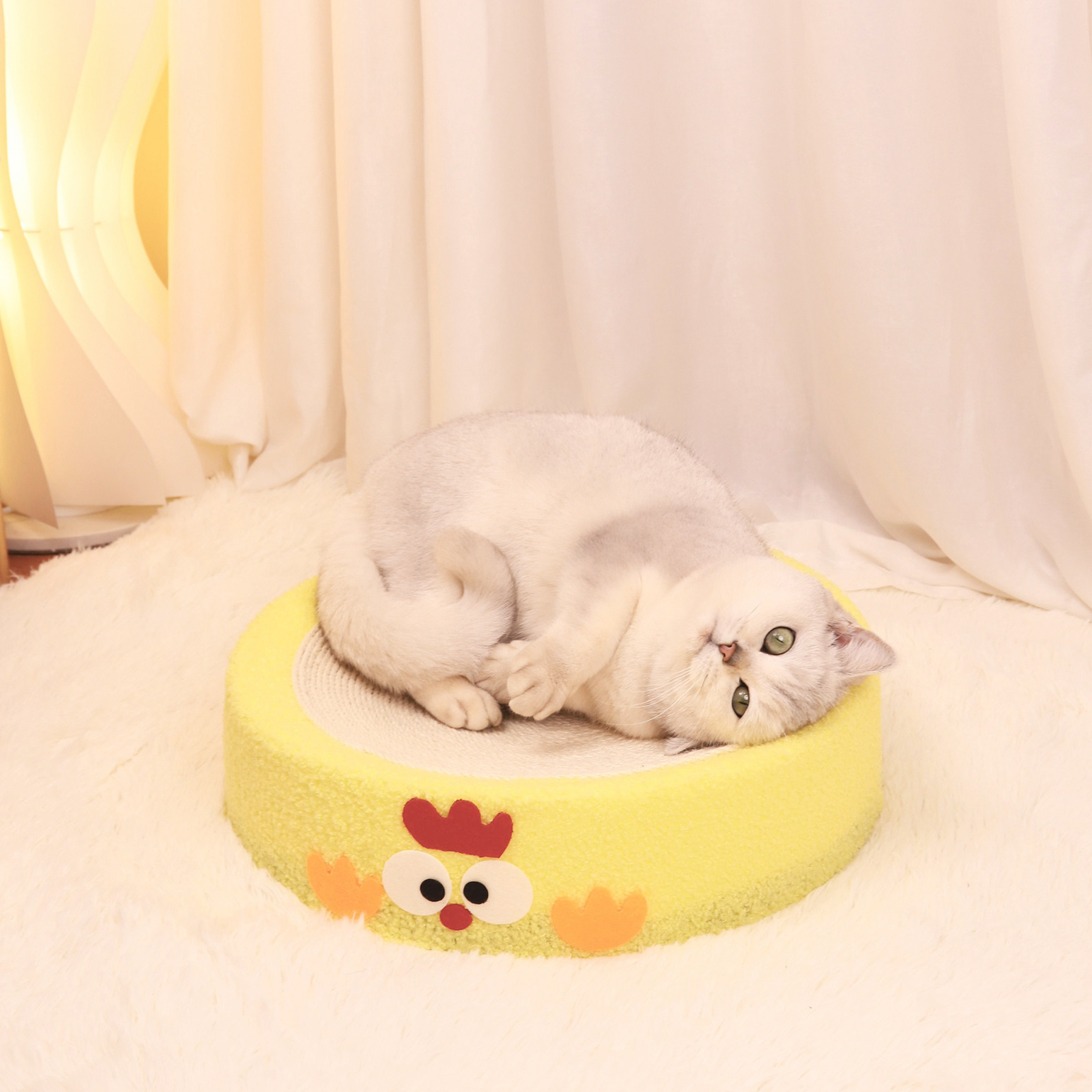 Round Braised Chicken In Yellow Sauce Large Cat Scratcher Bed 2 In 1 Sisal Scratching Pad &Amp; Plush Lounge Nest Durable Claw Grinder Mat For Indoor Cats – Auz Sales Online Round Braised Chicken In Yellow Sauce Large Cat Scratcher Bed 2 In 1 Sisal Scratching Pad &Amp; Plush Lounge Nest Durable Claw Grinder Mat For Indoor Cats