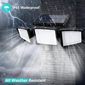 Solar Garden Lights Outdoor Motion Sensor 210 Led - 2-In-1 Ground Spike &Amp; Wall Mount Flood Light With Remote Ip65 Waterproof For Pathway &Amp; Yard - Image 3