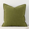 Olive Green Nordic Herringbone Chenille Pillowcases 2 Pack 45X45Cm For Sofa And Bed Soft Decorative Cushion Covers No Inserts Included Local Standard Fit Home Styling Product Image Auz Sales Online