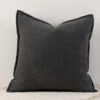 Dark grey Nordic Herringbone Chenille Pillowcases 2 Pack 45x45cm for Sofa and Bed Soft Decorative Cushion Covers No Inserts Included Local Standard Fit Home Styling