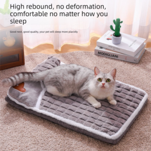 Thickened Pet Sofa Bed Xxl Size 100X70Cm Green Dog Mat With Integrated Pillow Soft Washable Sleeping Pad For Dogs And Cats All Season Comfort - Image 6