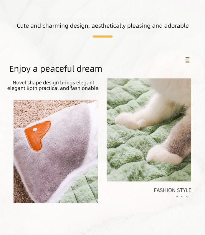 Thickened Pet Sofa Bed Xxl Size 100X70Cm Grey Dog Mat With Integrated Pillow Soft Washable Sleeping Pad For Dogs And Cats All Season Comfort – Auz Sales Online Thickened Pet Sofa Bed Xxl Size 100X70Cm Grey Dog Mat With Integrated Pillow Soft Washable Sleeping Pad For Dogs And Cats All Season Comfort - Image 3