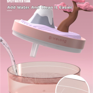 Cherry Blossom Pink Usb Portable Bionic Landscape Humidifier And Creative Potted Plant Air Diffuser - 7-Color Night Light &Amp; 2-Mode Mist Timer – Auz Sales Online Cherry Blossom Pink Usb Portable Bionic Landscape Humidifier And Creative Potted Plant Air Diffuser - 7-Color Night Light &Amp; 2-Mode Mist Timer - Image 3