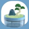 Pine Tree Blue Usb Portable Bionic Landscape Humidifier And Creative Potted Plant Air Diffuser - 7-Color Night Light &Amp; 2-Mode Mist Timer Product Image Auz Sales Online