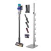 Vacuum Stand, Compatible With Dyson G5 V15 V12 V11 V10 V8 V7 V6 Series Upright Vacuums Cleaners &Amp; Accessories, Stable Vacuum Stand Holder With 6 Hooks And Non-Slip Footpads, Gray Product Image Auz Sales Online