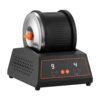 4Lbs Rock Tumbler Kit Belt Free Stone Polishing Machine Standing On A Garage Workbench With Its Digital Control Panel Illuminated