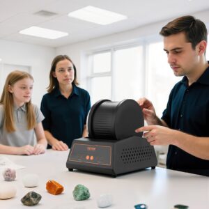 4Lbs Rock Tumbler Kit Belt Free Stone Polishing Machine - Image 9