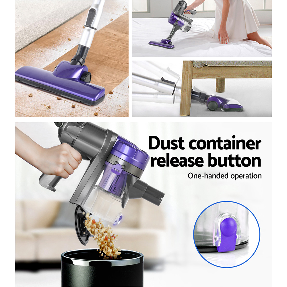 Devanti Stick Vacuum Cleaner Handheld Corded 450W Purple – Auz Sales Online Devanti Stick Vacuum Cleaner Handheld Corded 450W Purple - Image 5