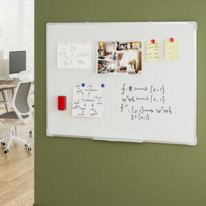 Magnetic Whiteboard 90X120Cm Erase Board Marker Eraser Tray Home Office School - Image 5