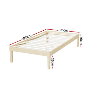 Single Wooden Bed Frame