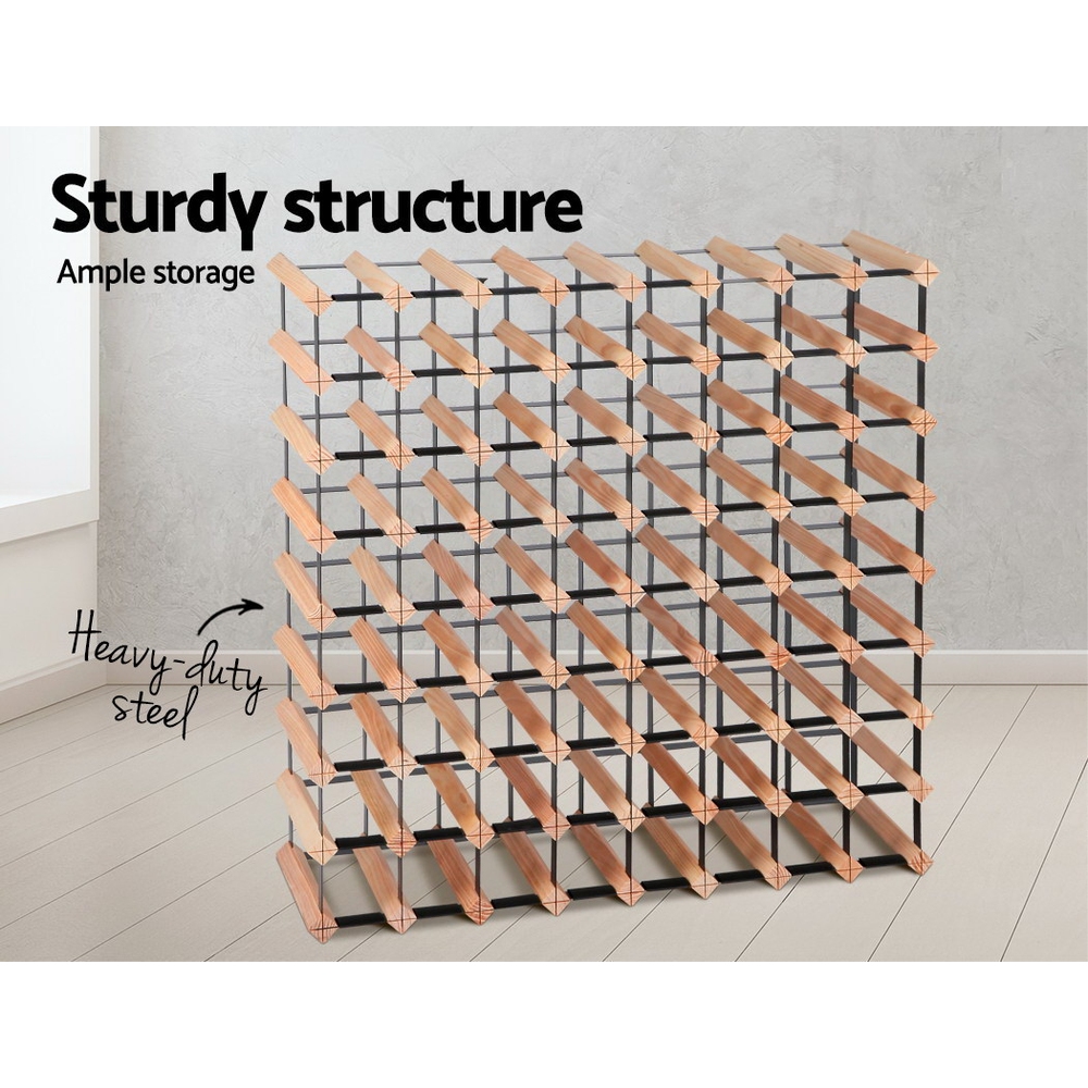 Artiss 72 Bottle Wine Rack - Elegant Storage – Auz Sales Online 72 Bottle Wine Rack
