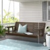 Gardeon 3-Seater Wooden Porch Swing Chair Bench Brown – Auz Sales Online Gardeon 3-Seater Wooden Porch Swing Chair Bench Hanging On A Sunny Veranda