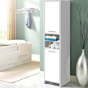 Artiss Bathroom Cabinet Storage 185cm White product image